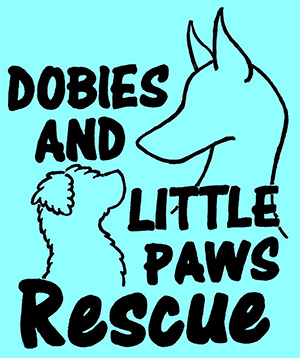 Dobies and Little Paws Logo
